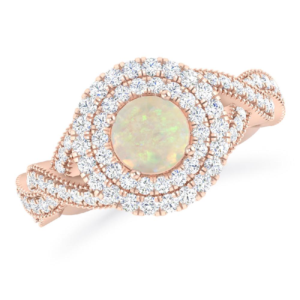 Rose Gold - Opal