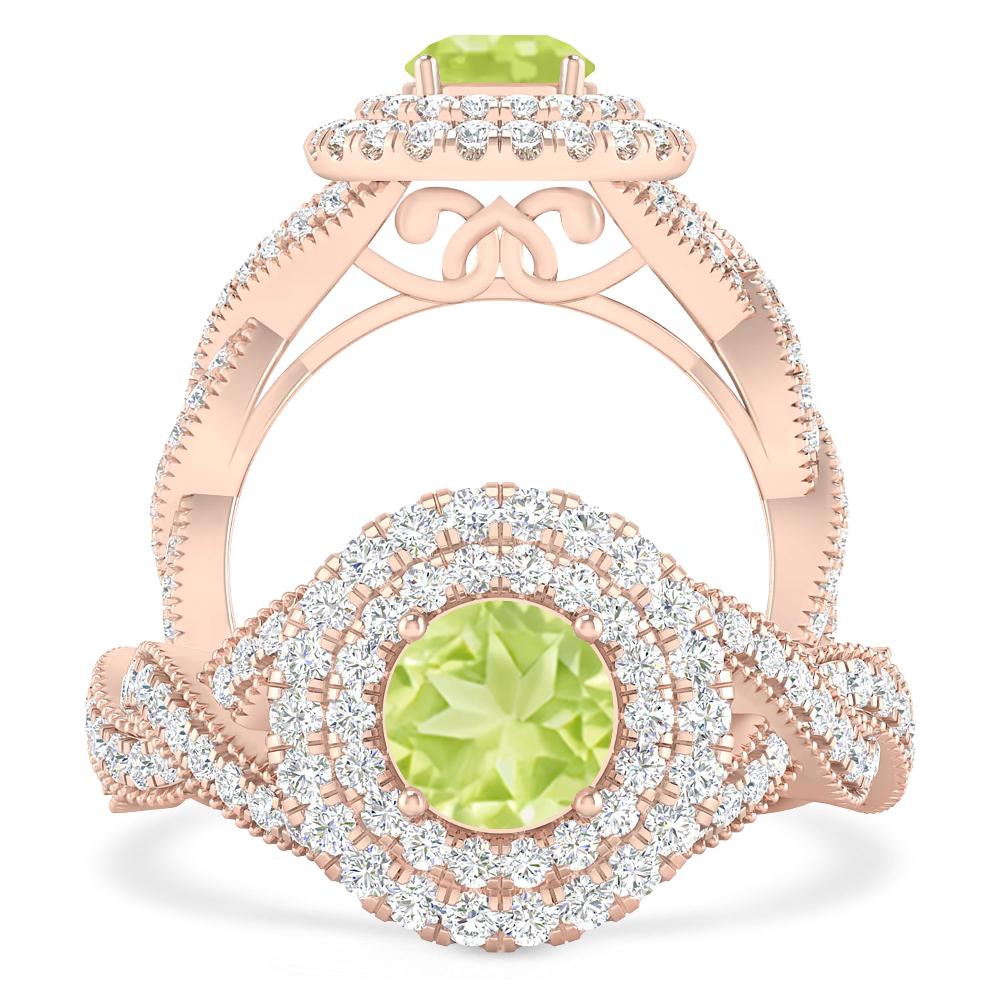 Rose Gold - Peridot