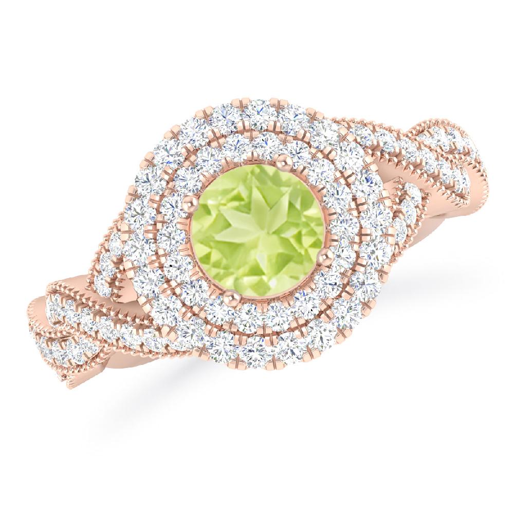 Rose Gold - Peridot