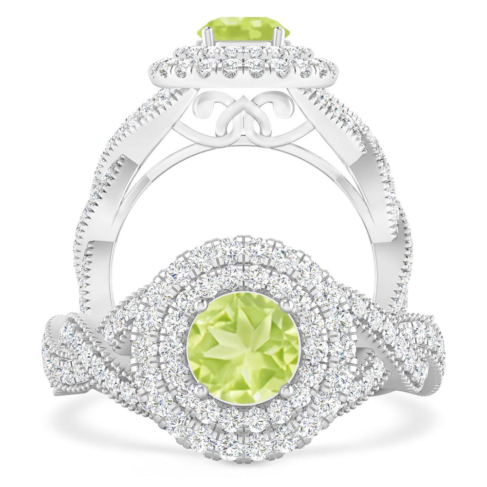 White Gold - Peridot