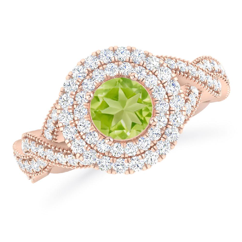 Rose Gold - Peridot