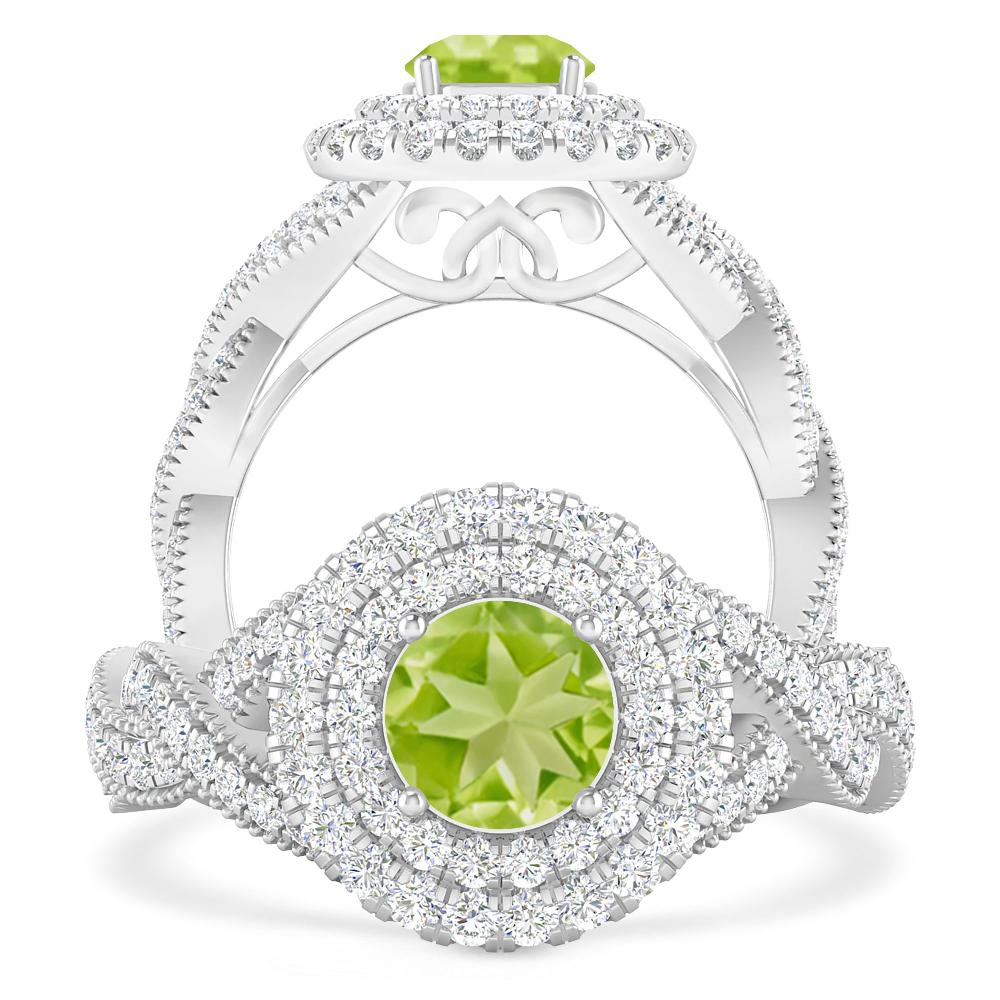 White Gold - Peridot