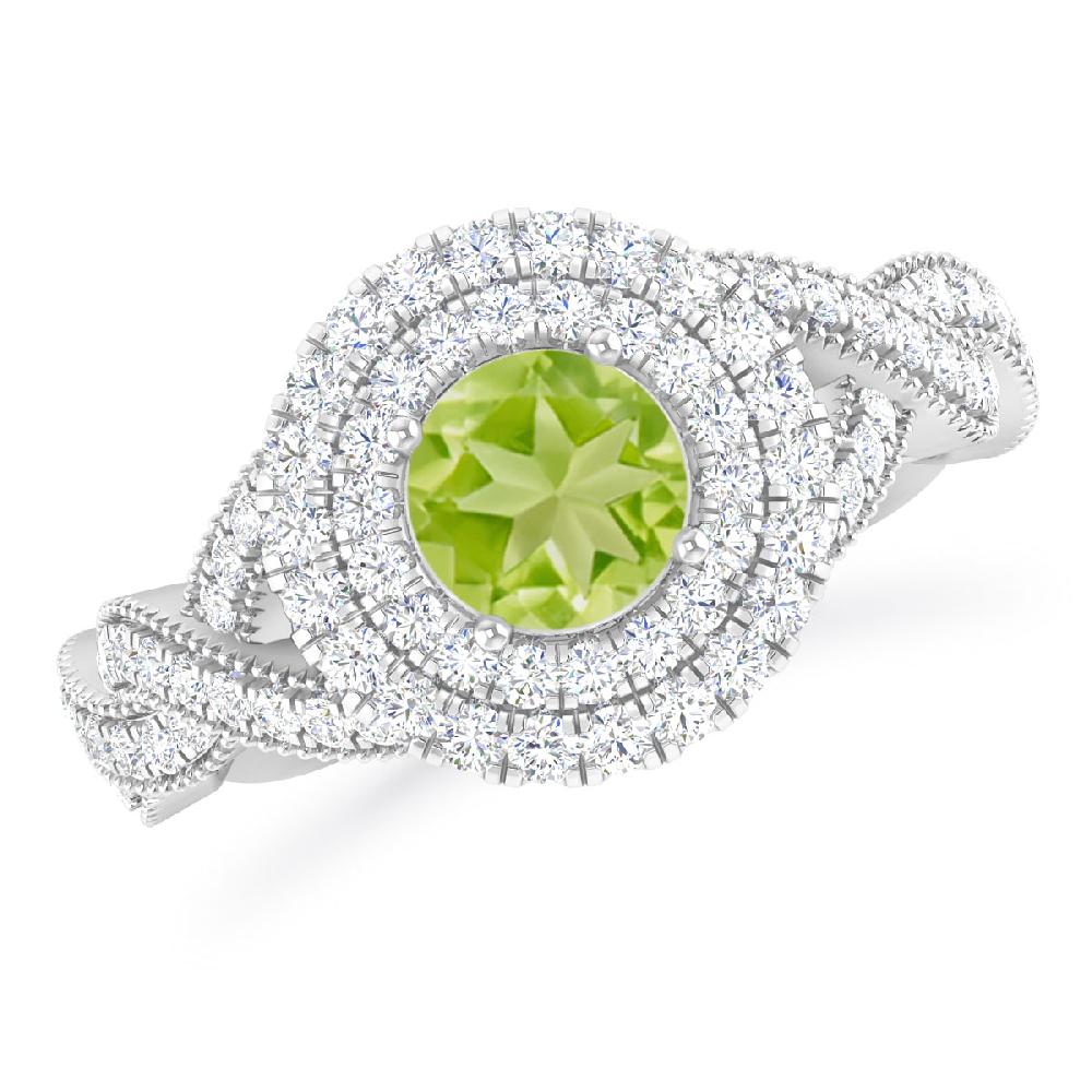 White Gold - Peridot