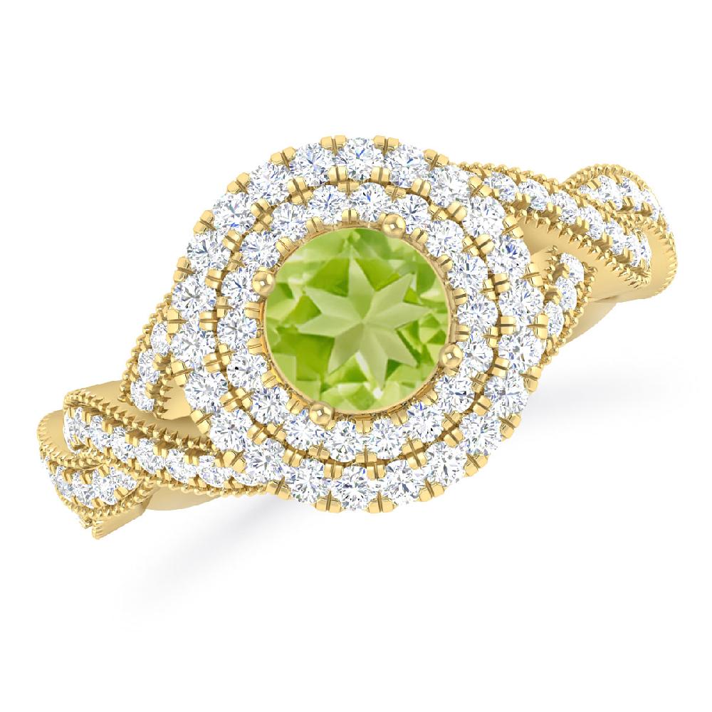 Yellow Gold - Peridot