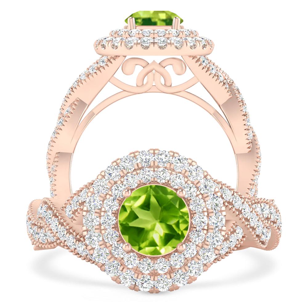 Rose Gold - Peridot