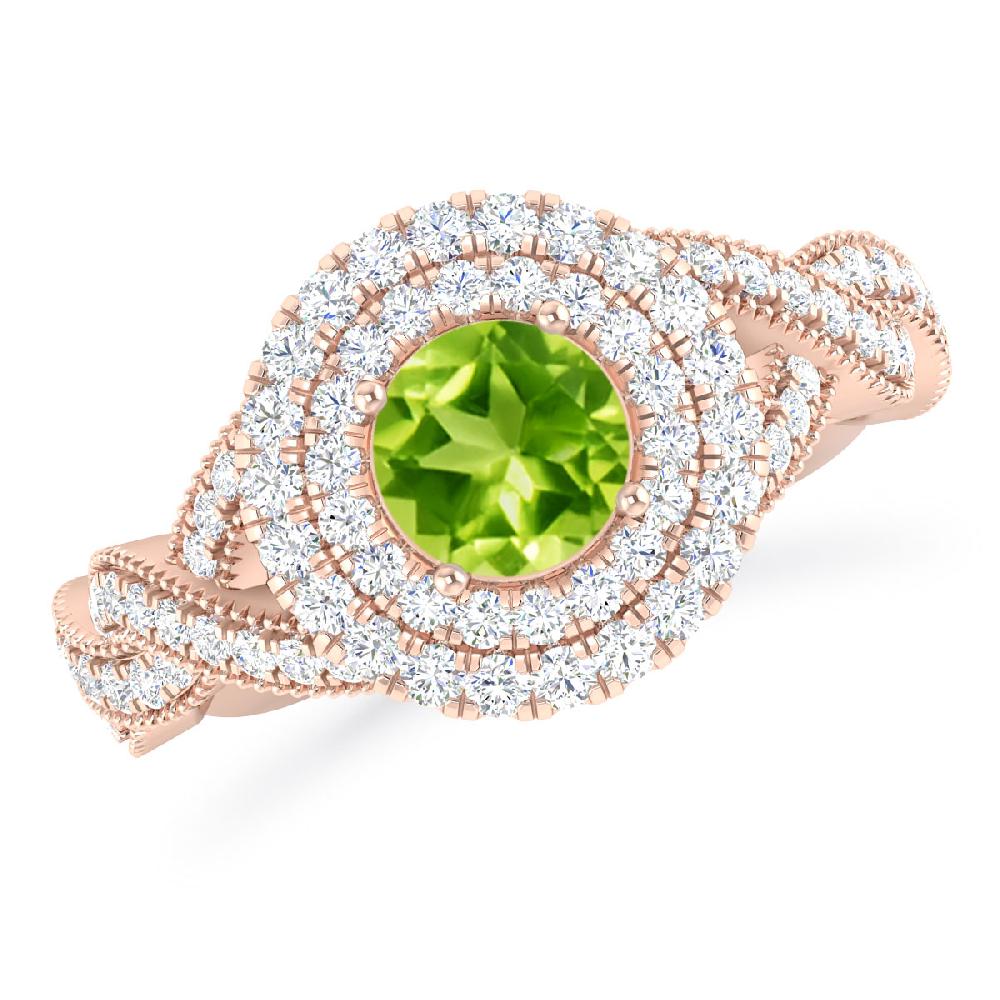 Rose Gold - Peridot