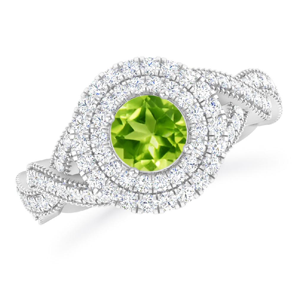 White Gold - Peridot