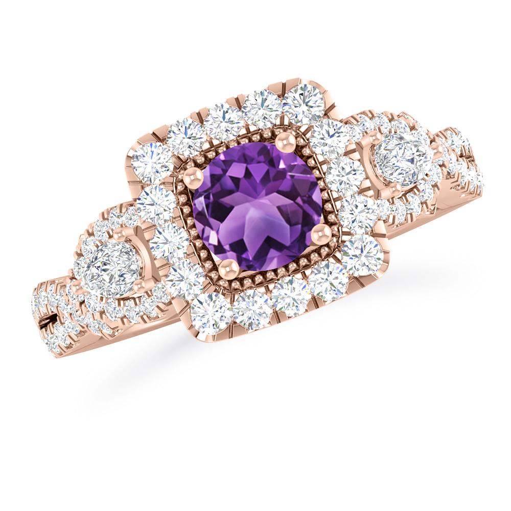 Rose Gold - Amethyst