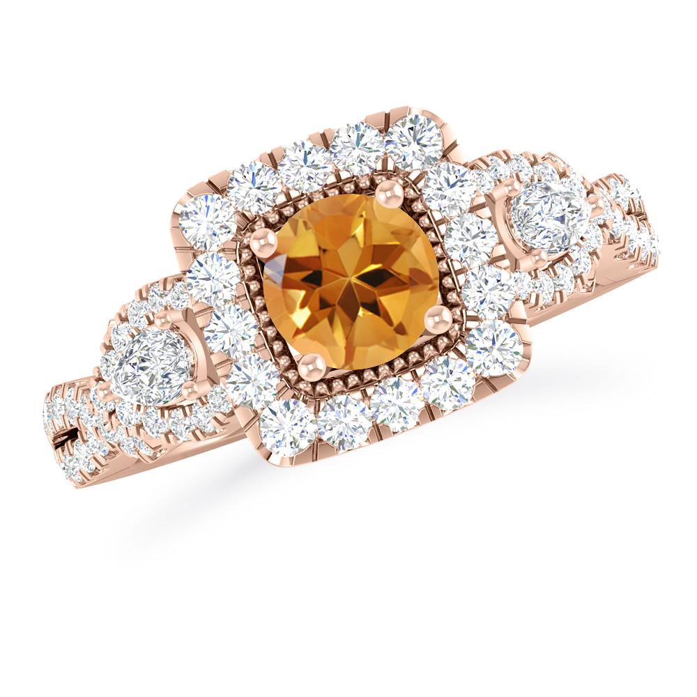Rose Gold - Citrine