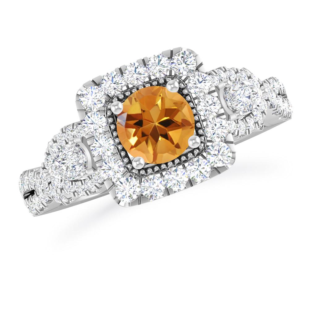 White Gold - Citrine