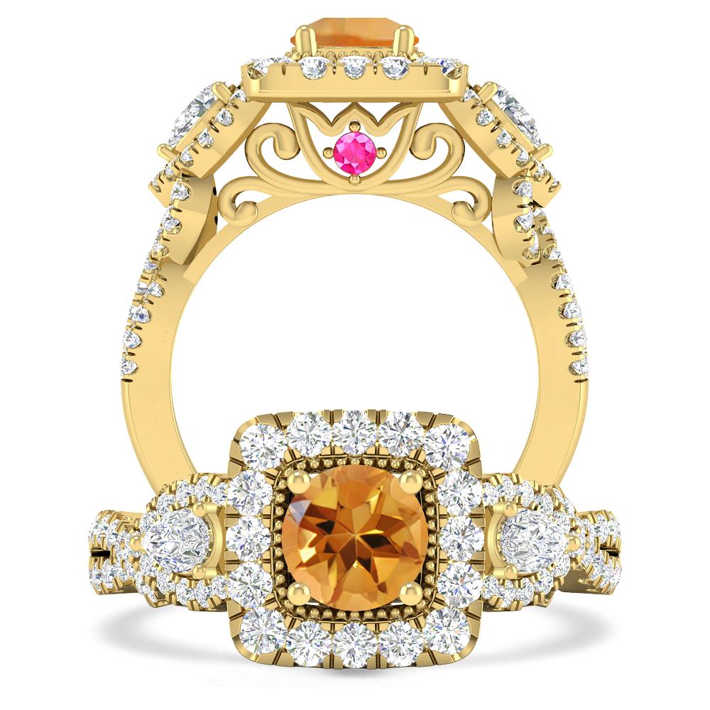 Yellow Gold - Citrine