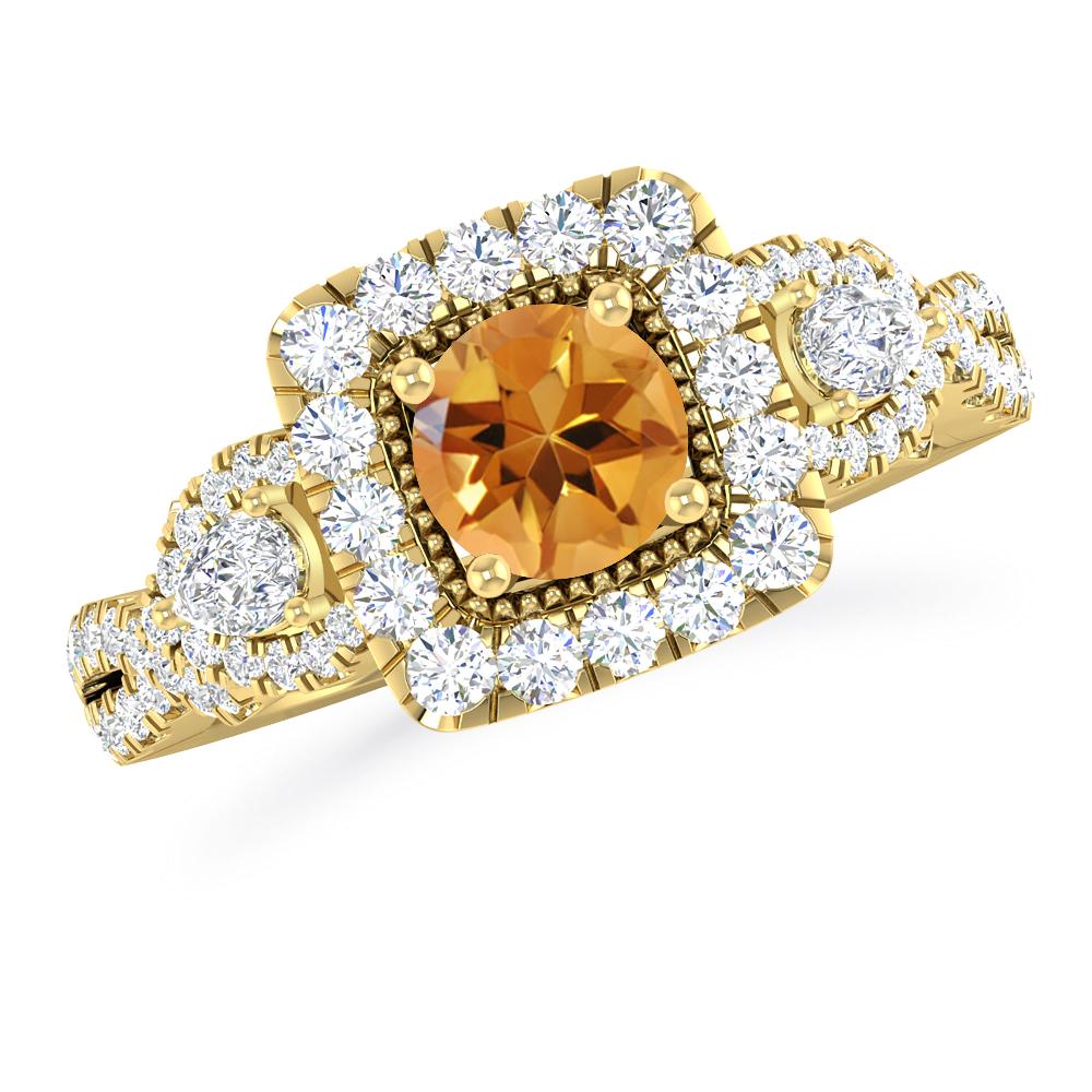 Yellow Gold - Citrine