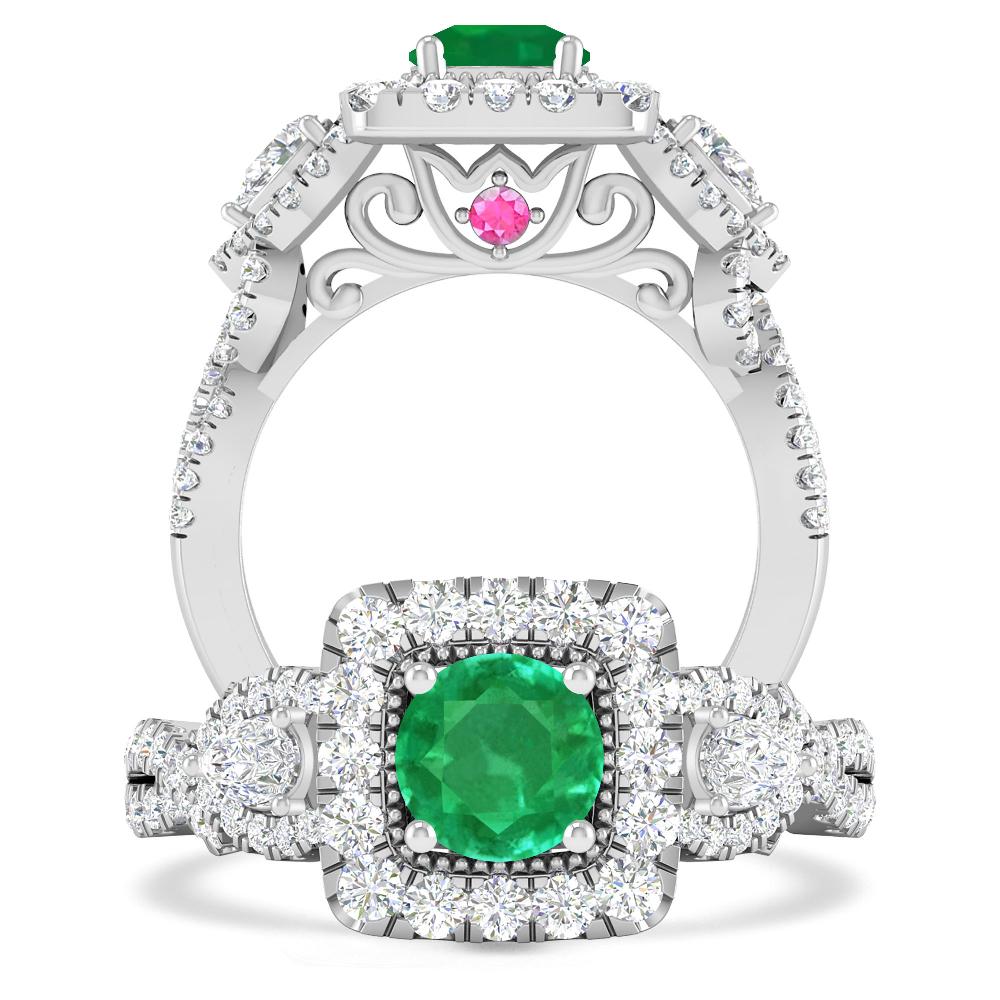 White Gold - Emerald