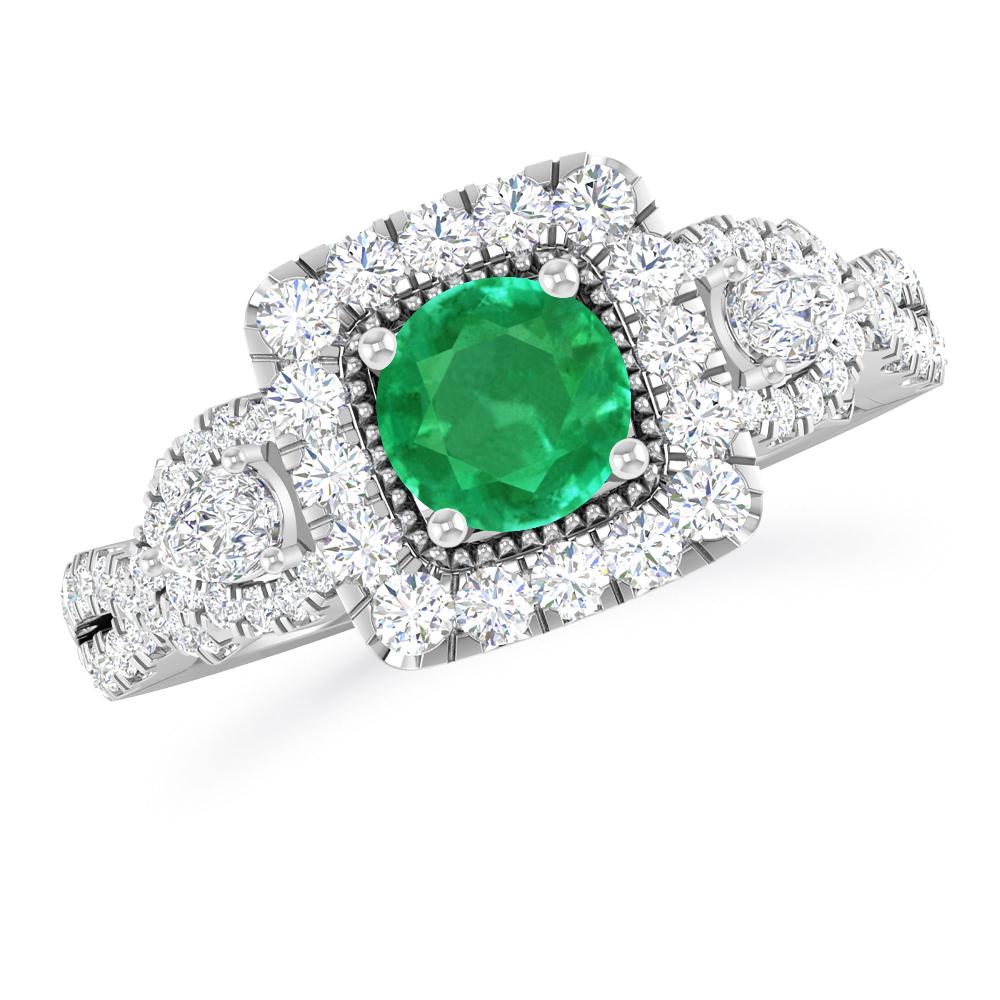 White Gold - Emerald
