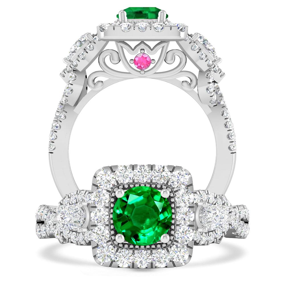 White Gold - Emerald