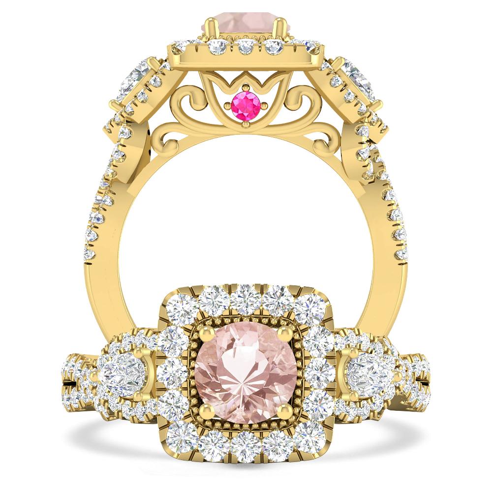 Yellow Gold - Morganite