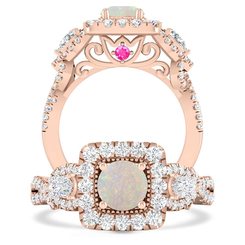 Rose Gold - Opal