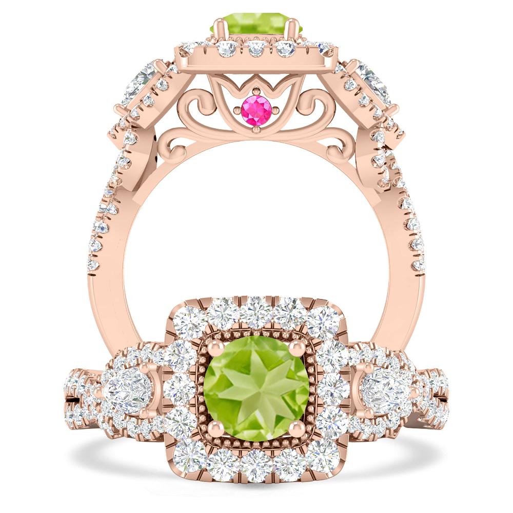 Rose Gold - Peridot