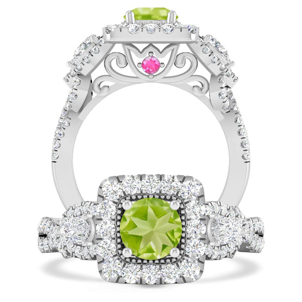 White Gold - Peridot