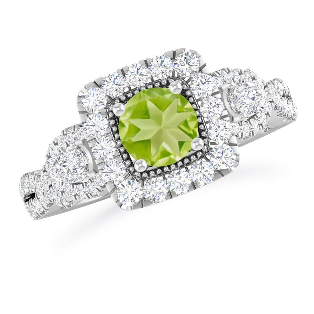 White Gold - Peridot