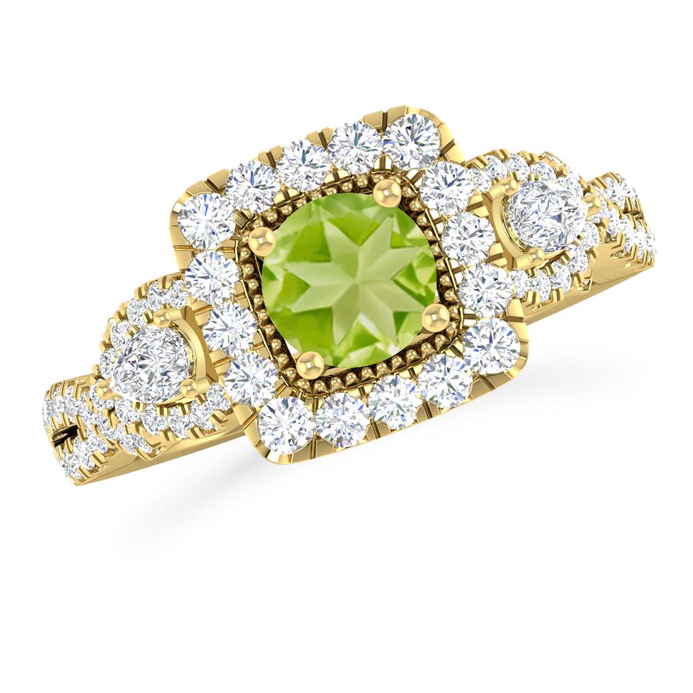 Yellow Gold - Peridot