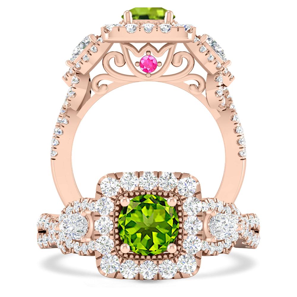 Rose Gold - Peridot