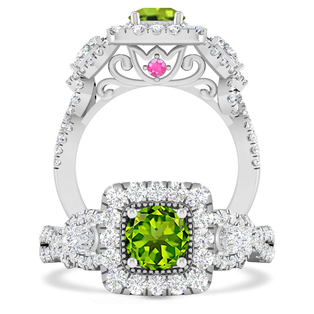White Gold - Peridot