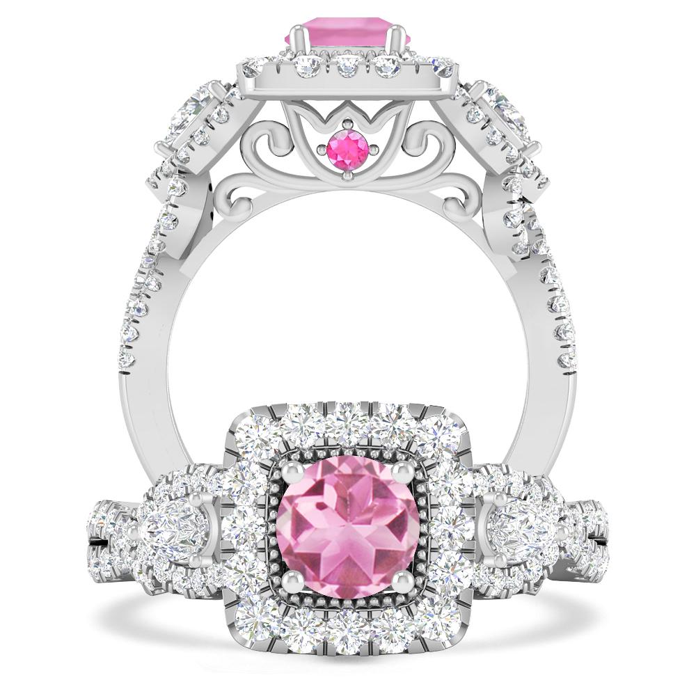 White Gold - Pink Tourmaline