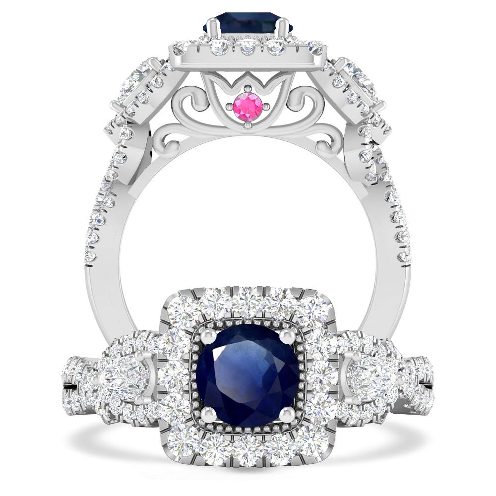 White Gold - Sapphire