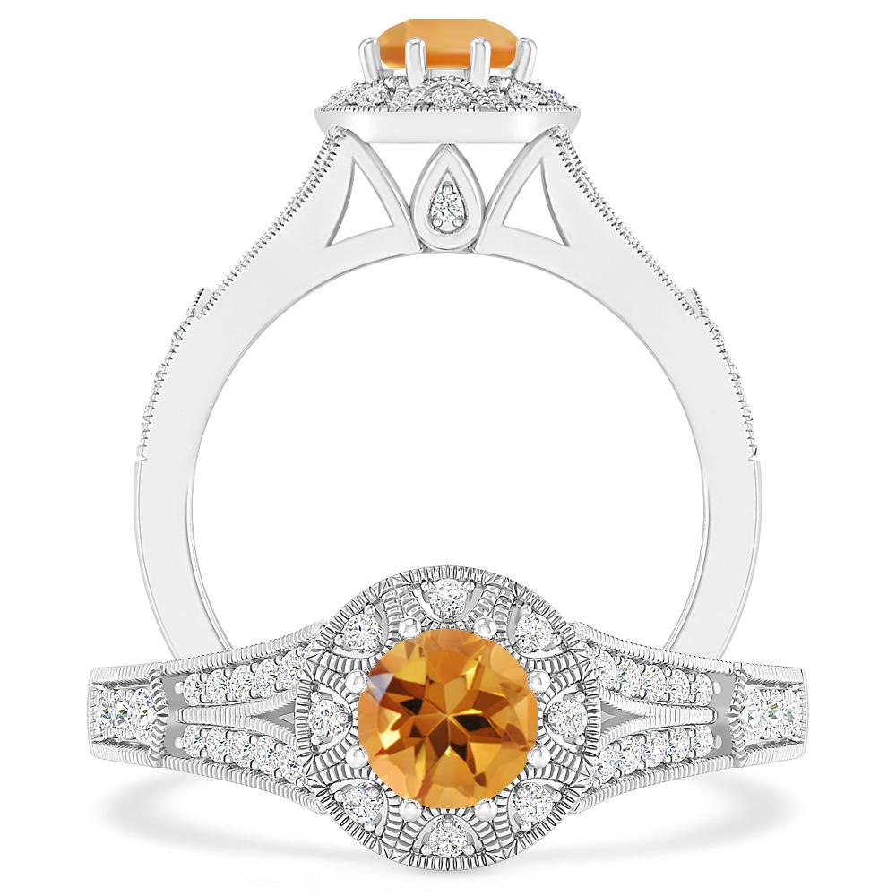 White Gold - Citrine