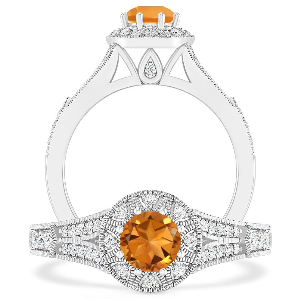 White Gold - Citrine