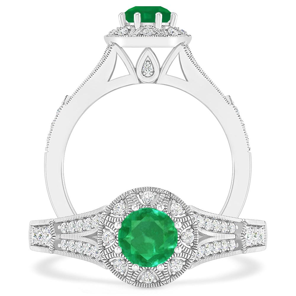 White Gold - Emerald