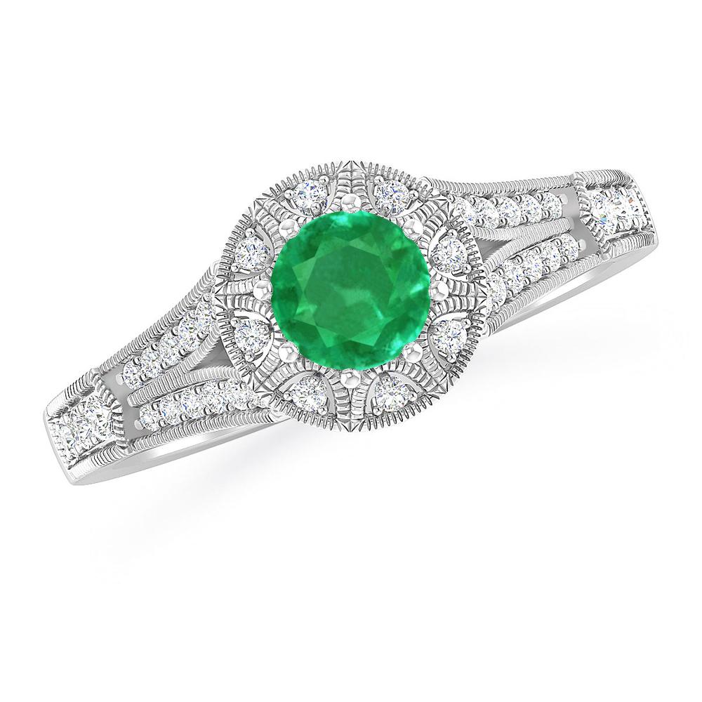 White Gold - Emerald