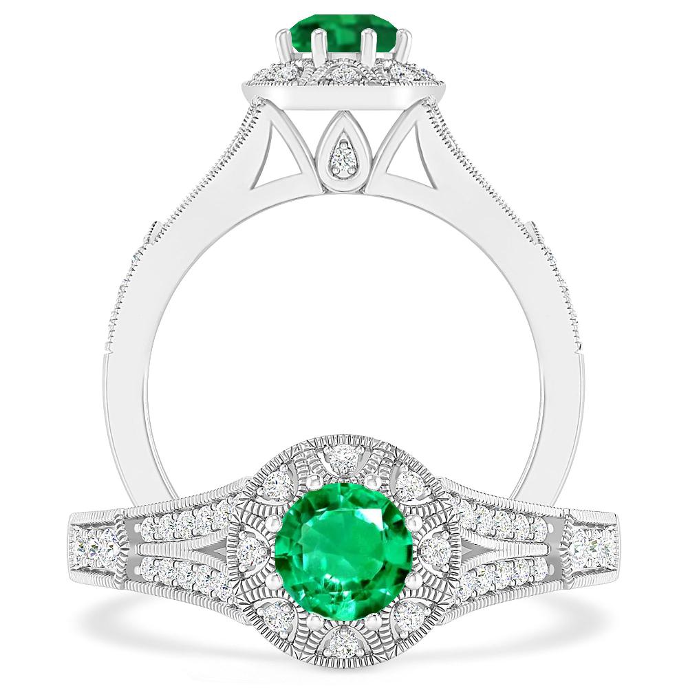 White Gold - Emerald