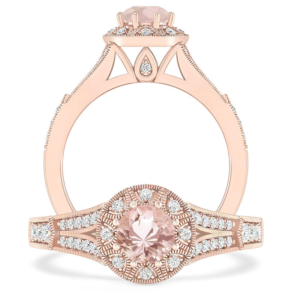 Rose Gold - Morganite