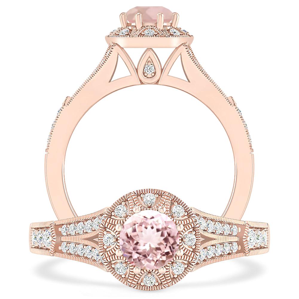 Rose Gold - Morganite