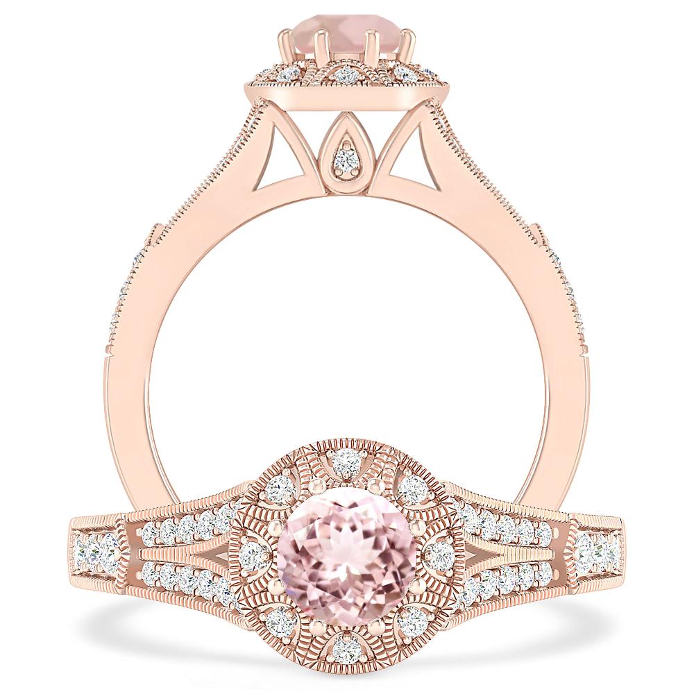Rose Gold - Morganite