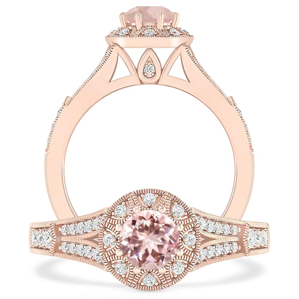 Rose Gold - Morganite