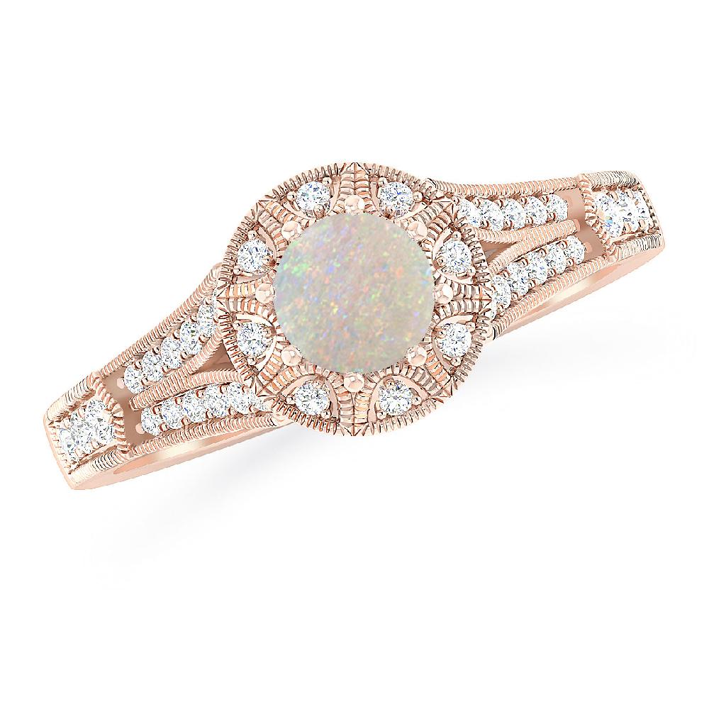 Rose Gold - Opal