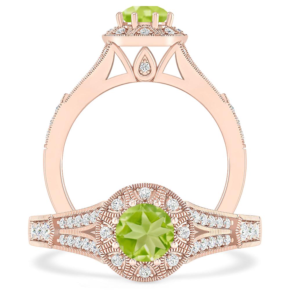 Rose Gold - Peridot