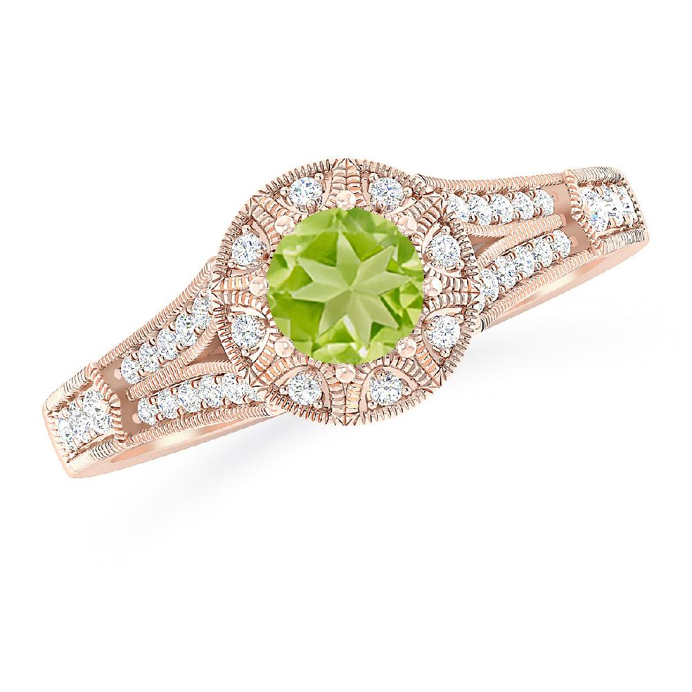 Rose Gold - Peridot