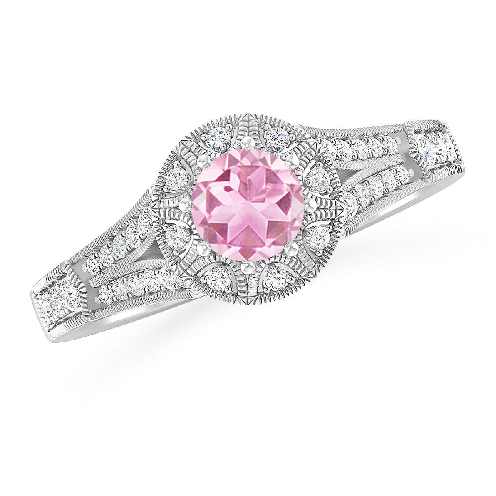 White Gold - Pink Tourmaline