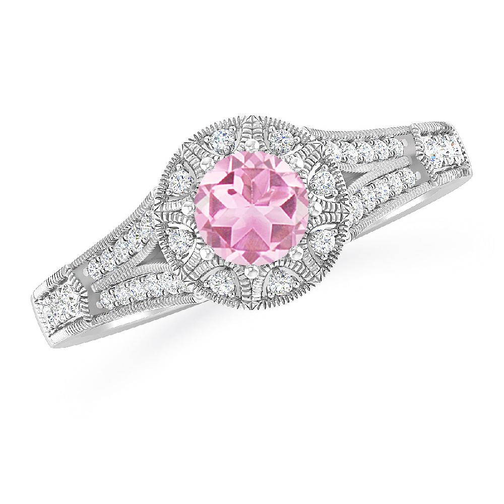 White Gold - Pink Tourmaline