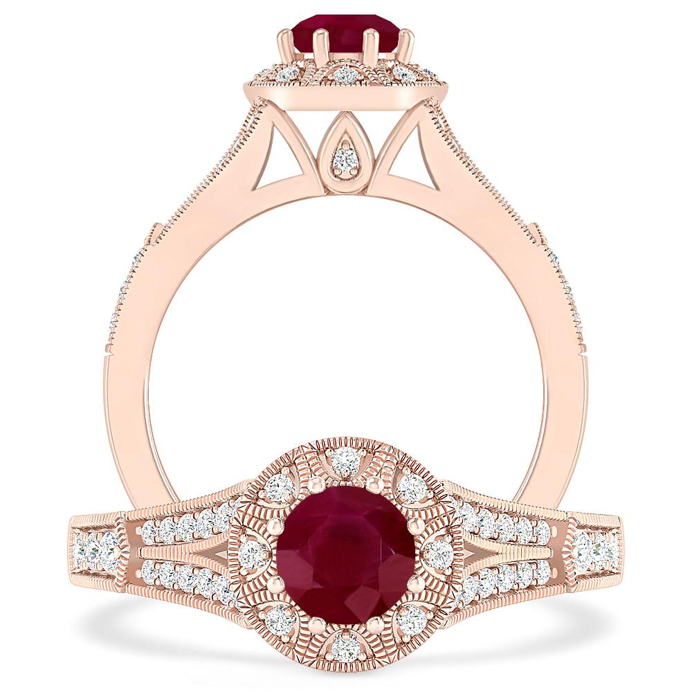 Rose Gold - Ruby