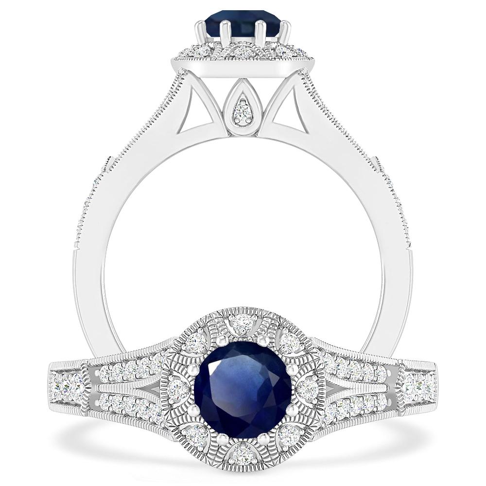 White Gold - Sapphire