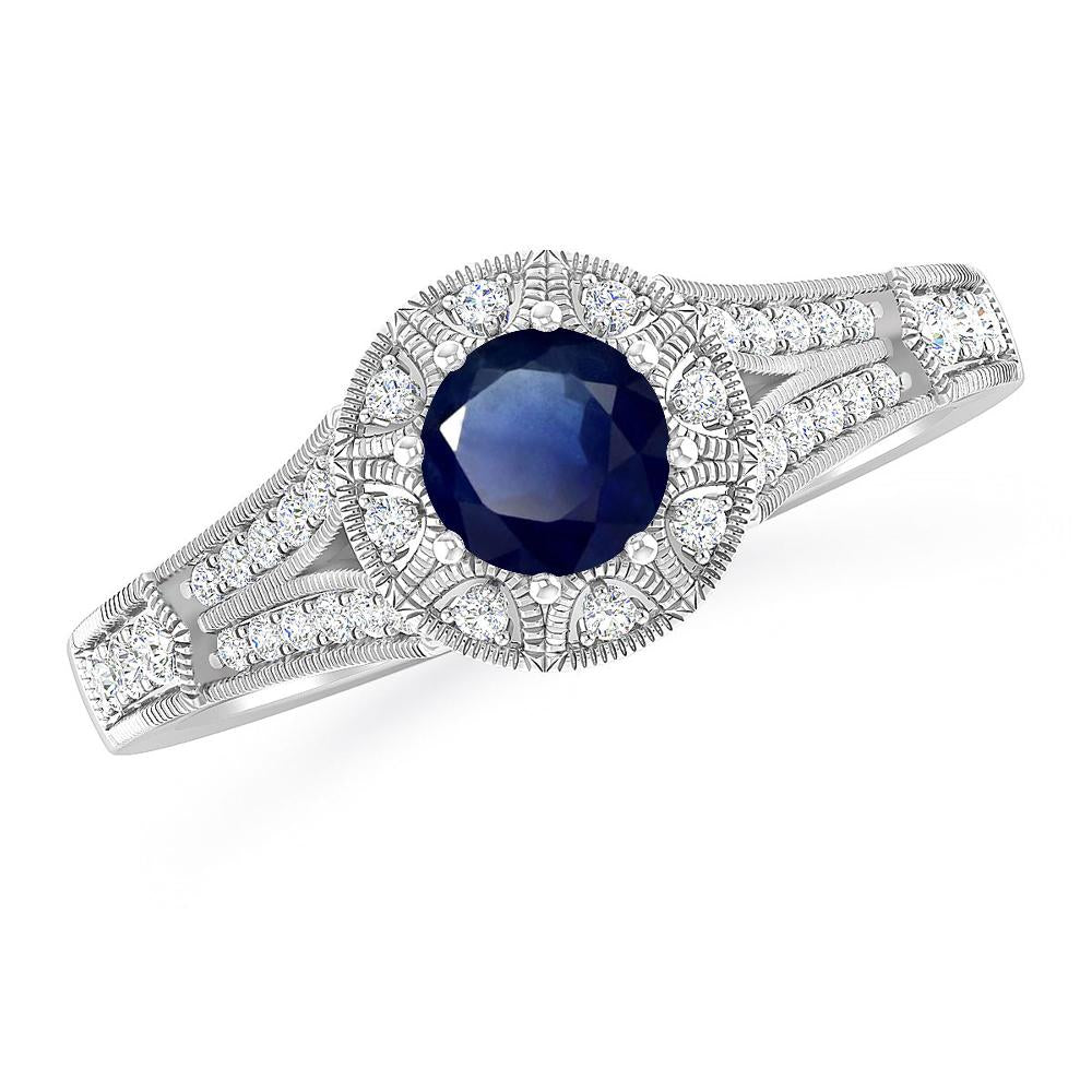 White Gold - Sapphire