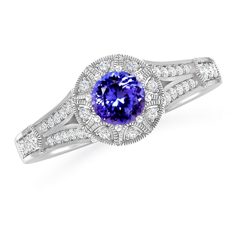 White Gold - Tanzanite