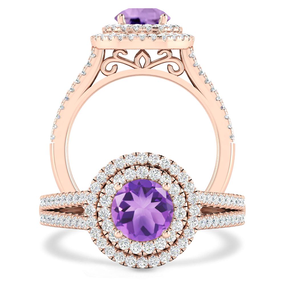 Rose Gold - Amethyst