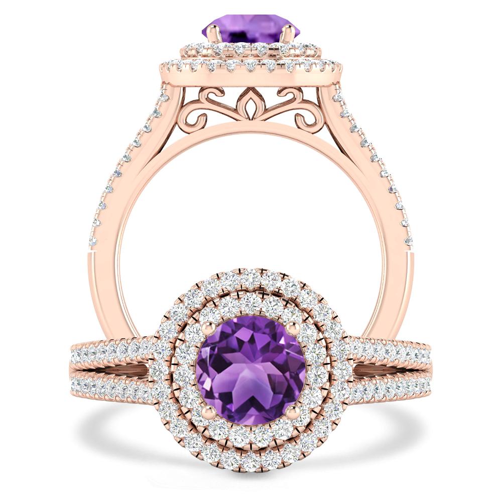 Rose Gold - Amethyst