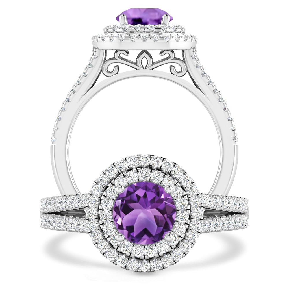 White Gold - Amethyst